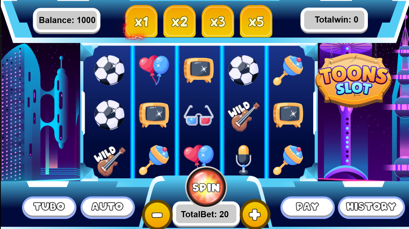 Screenshot of the Game